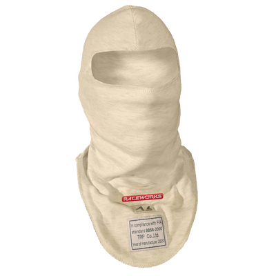 Raceworks Natural FIA Approved Balaclava - VPR-049