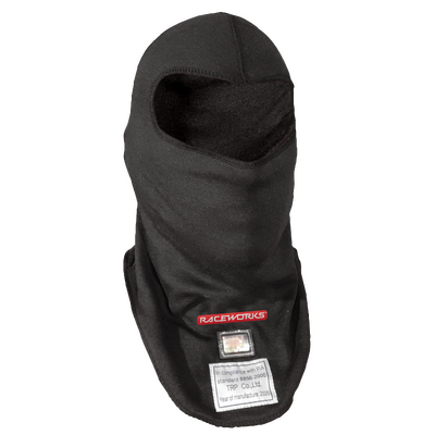 Raceworks Black FIA Approved Balaclava - VPR-050