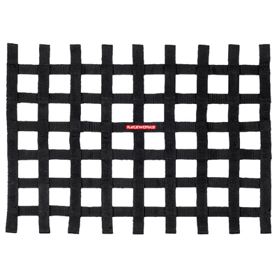 Raceworks Black Loop Style Window Net - VPR-070BK