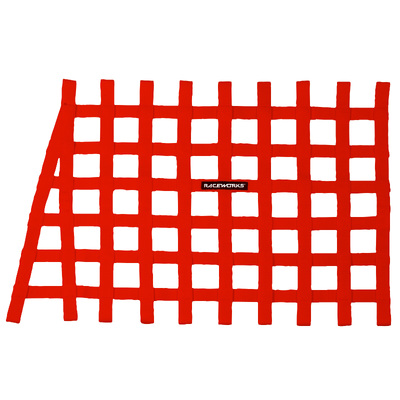 Raceworks Red Oblong Window Net - VPR-080RD