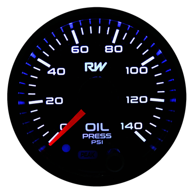 Raceworks Raceworks 52Mm Electronic Oil Pressure Gauge Kit - VPR-303