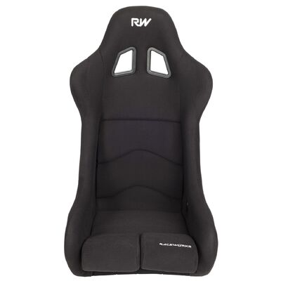 Raceworks Medium Fibreglass Seat Black Cloth FIA Approved - VPR-402-M