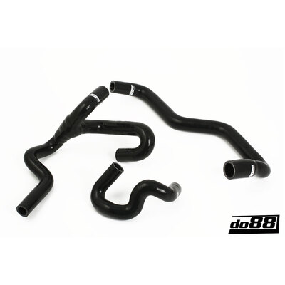 do88 SAAB 9-5 98-10 Heater hoses for cars with water valve Black - do88-kit121S