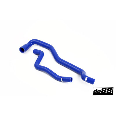 do88 SAAB 9-5 98-10 Heater hoses for cars without water valve Blue - do88-kit122B