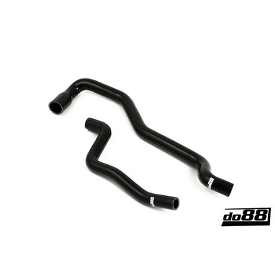 do88 SAAB 9-5 98-10 Heater hoses for cars without water valve Black - do88-kit122S