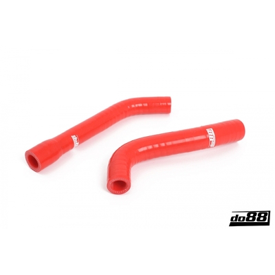 do88 SAAB 900 Turbo Bosch LH with cat 1985-1993, Idle control hoses Red - do88-kit152R