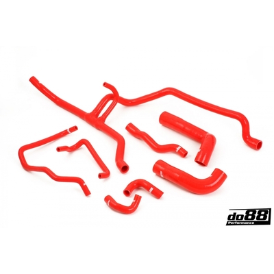 do88 BMW 320 325 E36 1990-1996 Coolant hoses Red - do88-kit175R