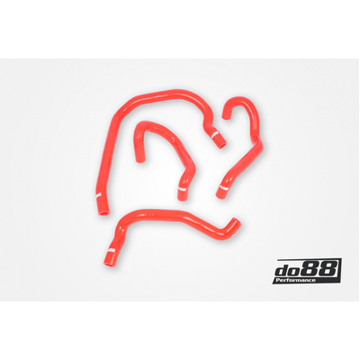 do88 AUDI SEAT VW 2.0 TSI (MQB) Coolant hoses Remote Radiator (Left) Red - do88-kit188R