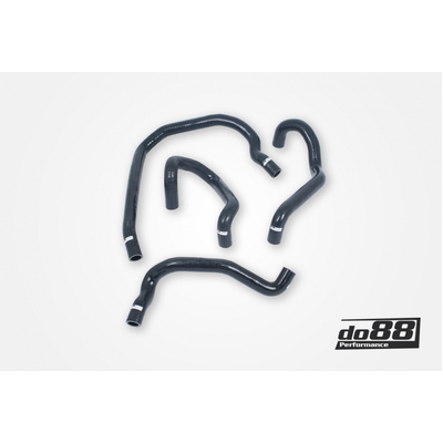 do88 AUDI SEAT VW 2.0 TSI (MQB) Coolant hoses Remote Radiator (Left) Black - do88-kit188S