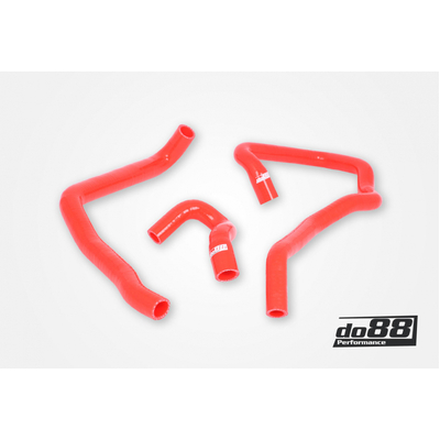 do88 AUDI SEAT VW 2.0 TSI (MQB) Coolant hoses Remote Radiator (Right) Red - do88-kit189R