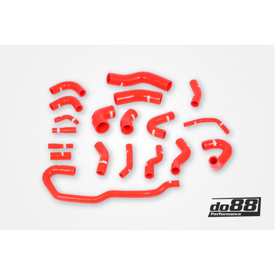 do88 Audi RS6 C5 2002-2004 Coolant hoses Red - do88-kit191R