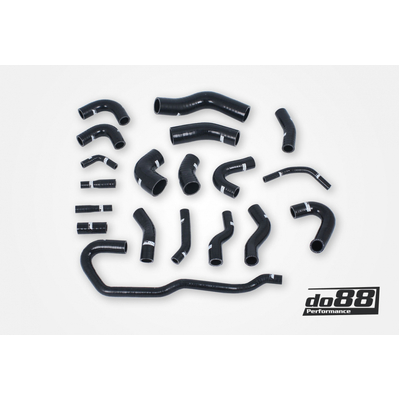 do88 Audi RS6 C5 2002-2004 Coolant hoses Black - do88-kit191S