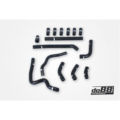 do88 Audi RS6 C5 2002-2004 Crankcase vent hoses Black - do88-kit192S