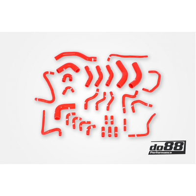 do88 Audi RS6 C5 2002-2004 Vacuum hoses Red - do88-kit193R