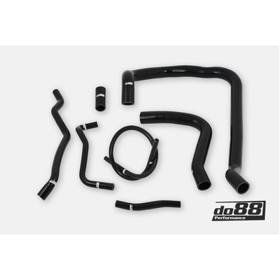 do88 Volvo 740 760 780 940 960 D24 Coolant hoses Black - do88-kit206S