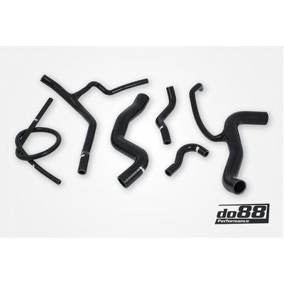 do88 Volvo 740 780 960 Turbo 16V Coolant hoses Black - do88-kit214S