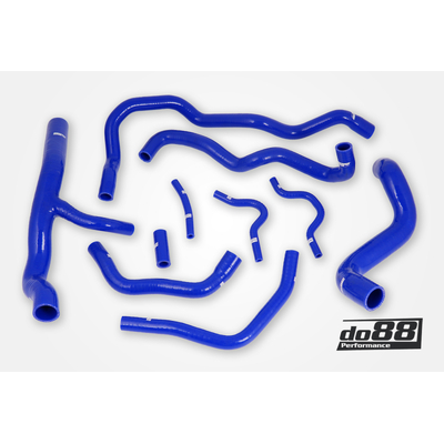 do88 SAAB 9-5 2.8T Turbo6 2010-2011 Coolant hoses Blue - do88-kit216B