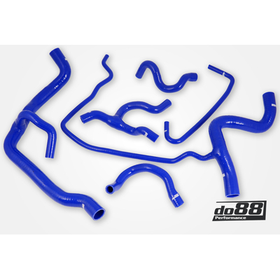 do88 SAAB 9-5 2.0T Turbo4 / Turbo4 BioPower 2010-2011 Coolant hoses Blue - do88-kit217B