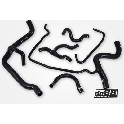 do88 SAAB 9-5 2.0T Turbo4 / Turbo4 BioPower 2010-2011 Coolant hoses Black - do88-kit217S