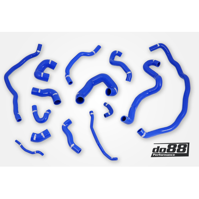 do88 BMW 135i 335i E82 E90 (N54) Coolant hoses Blue - do88-kit222B