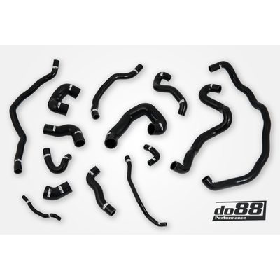 do88 BMW 135i 335i E82 E90 (N54) Coolant hoses Black - do88-kit222S