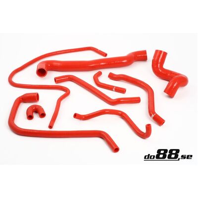 do88 SAAB 900/9-3 Turbo 94-00 Coolant hoses Red - do88-kit27R