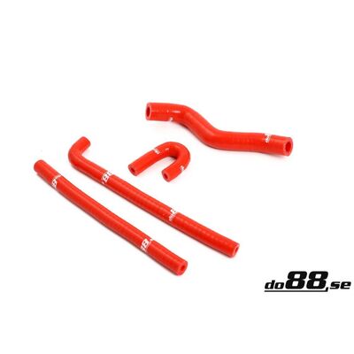 do88 SAAB 9-3 2.0T 2003- Solenoid valve & crankvent hoses Red - do88-kit3R